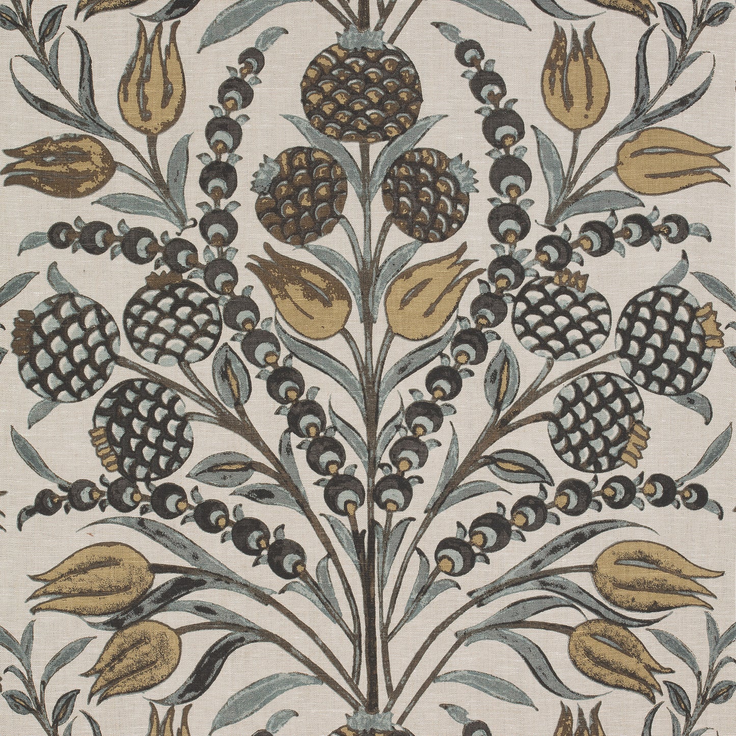 Buy samples of F972604 Corneila Printed Chestnut Hill Thibaut Fabrics