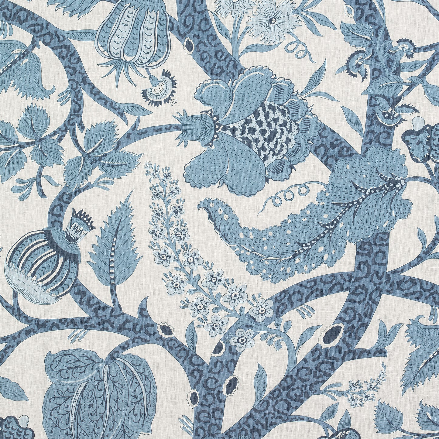 Buy samples of F972624 Macbeth Printed Chestnut Hill Thibaut Fabrics