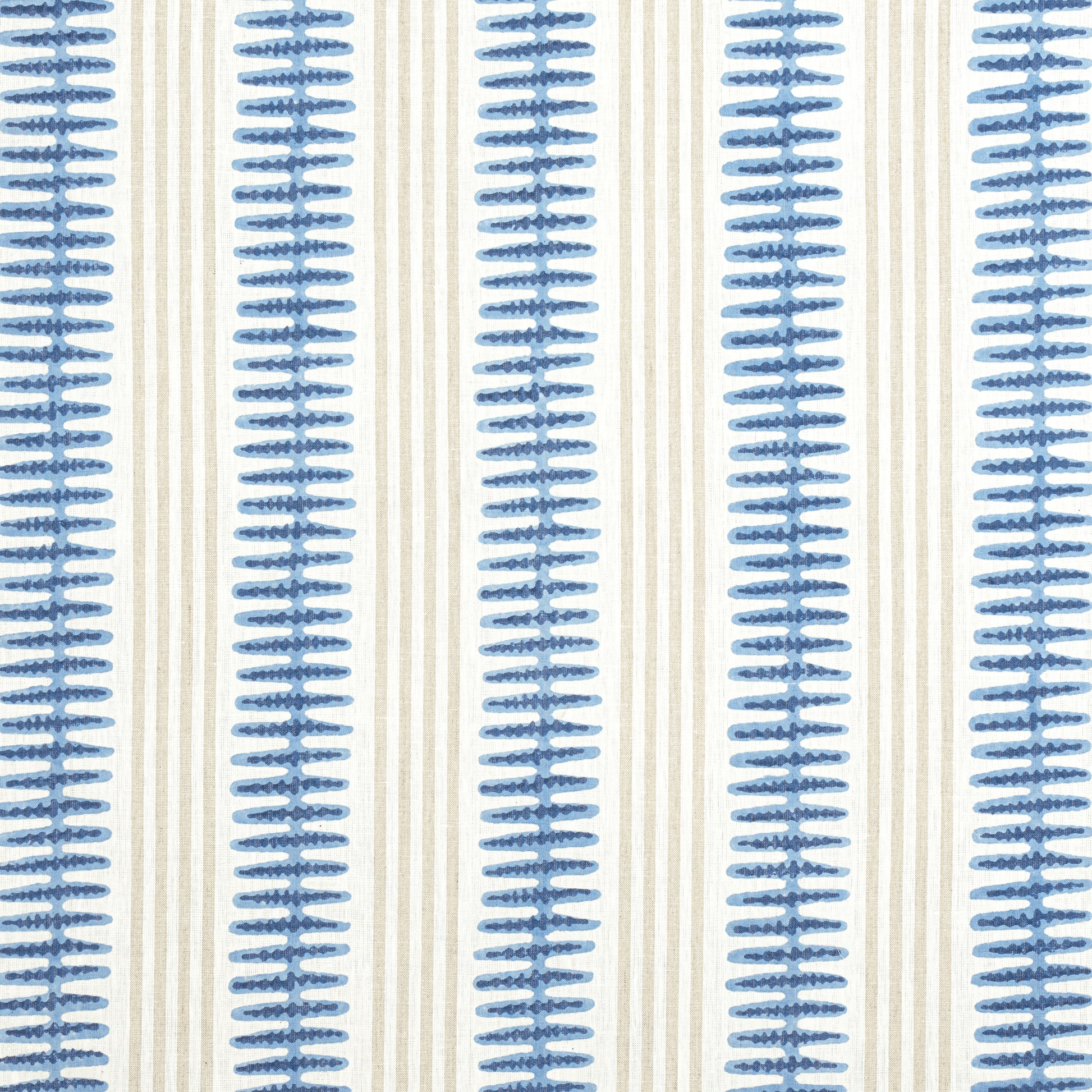 Purchase Thibaut Fabric SKU F981318 pattern name Indo Stripe color Navy