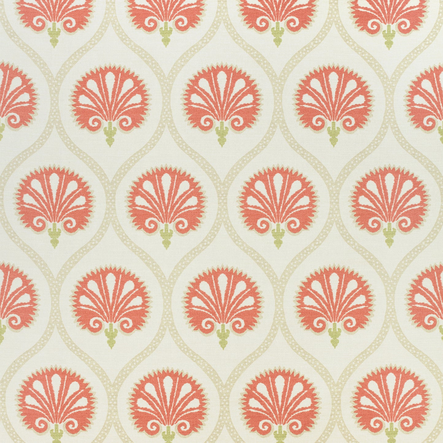 Buy samples of F985016 Kimberly Printed Greenwood Thibaut Fabrics