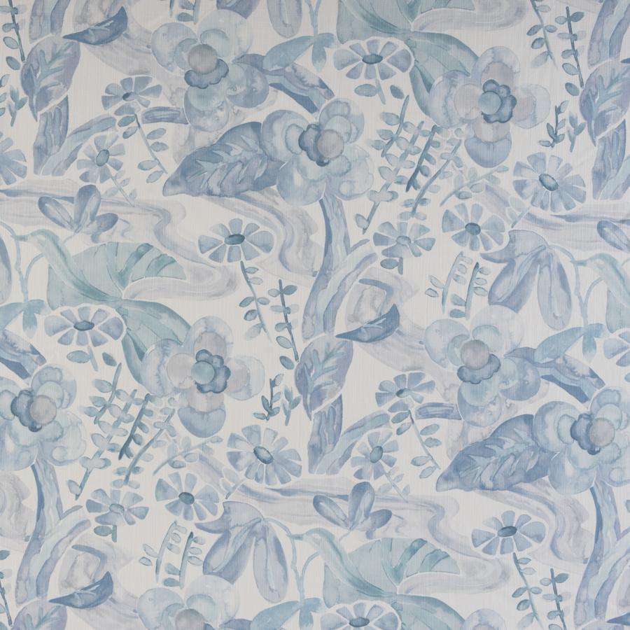 Looking FAERIE.15.0 Faerie Blue Botanical by Kravet Design Fabric