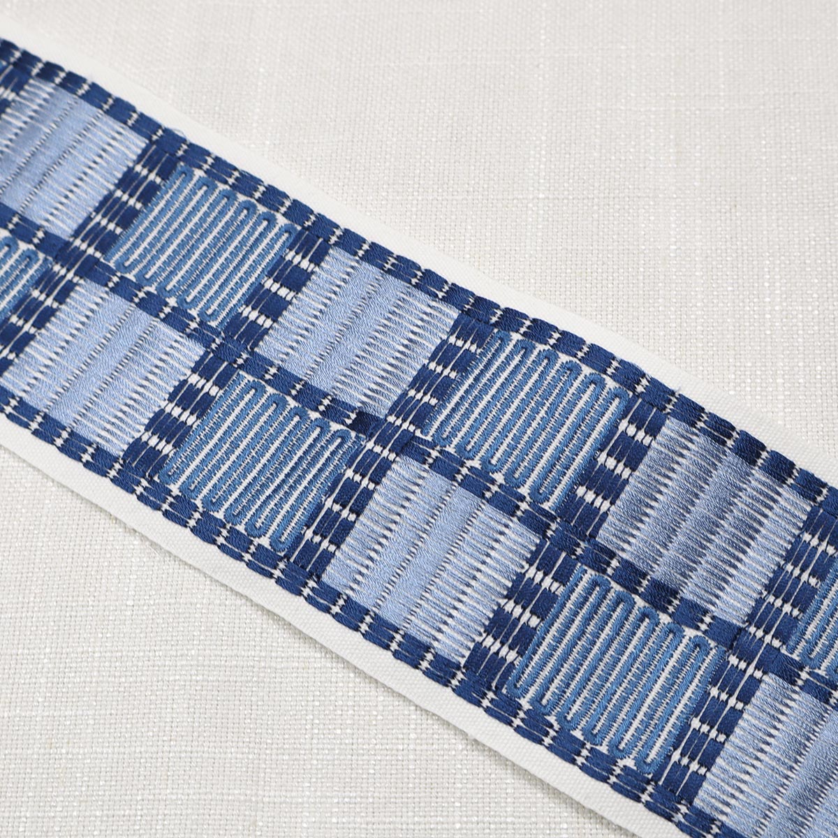 Purchase Mag Fabric Product 11471 pattern name Fenci Emb Tape Blues