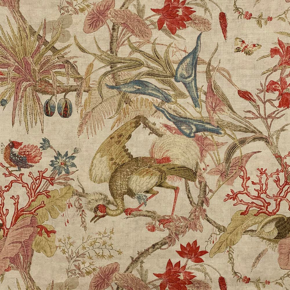 Sample 8785 Floater Starberry, Multi Color Floral Bedding Fabric by Magnolia