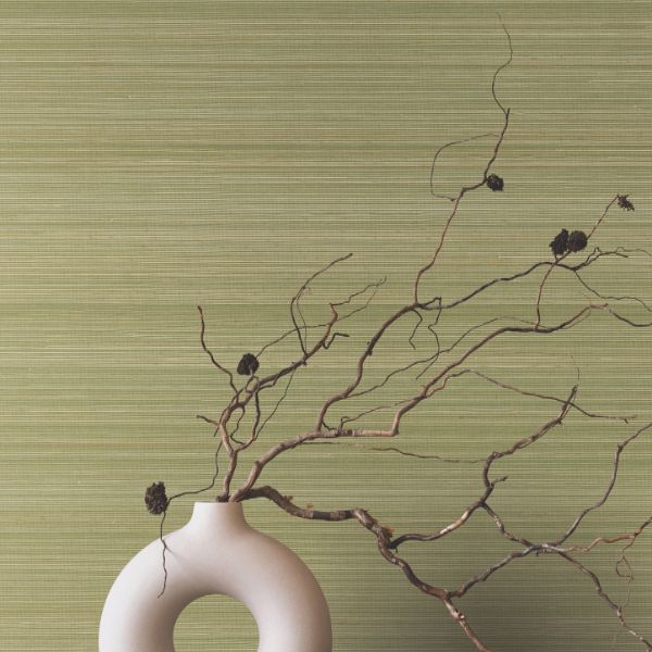 Purchase Grl88366 | Natural Palette Resource, Smooth Abaca Moss - Ronald Redding Wallpaper