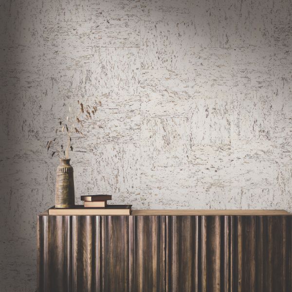 Purchase Grl89190 | Natural Palette Resource, Caldera Cork White Pearl - Ronald Redding Wallpaper