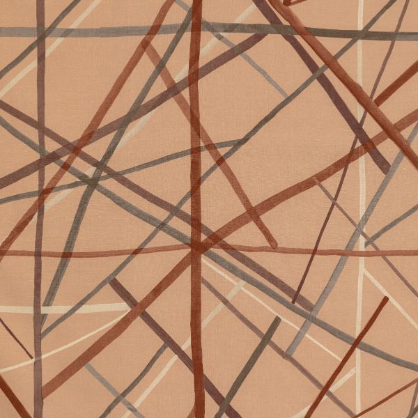 Sample - Gwf-3771.1112.0 | Simpatico Print, Faded Terracotta - Lee Jofa Modern Fabric