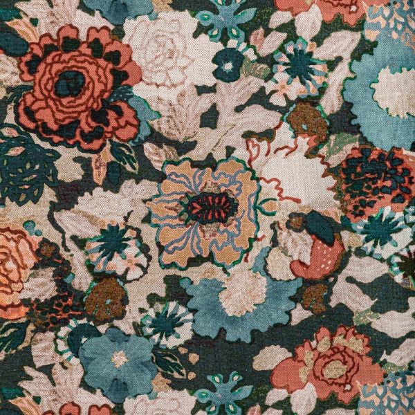 Sample - Gwf-3774.517.0 | Arioso Print, Sea/Spice - Lee Jofa Modern Fabric