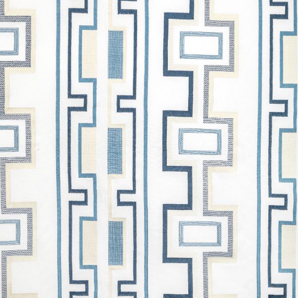 Sample - Gwf-3779.50.0 | Tritone Embroidery, Navy - Lee Jofa Modern Fabric