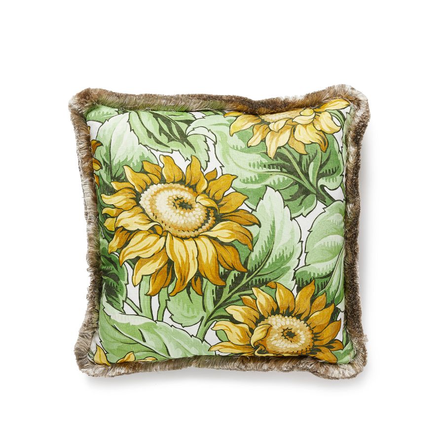 Purchase GWSUNFLPILA0001 Sunflower Print, Harvest - Scalamandre Pillows