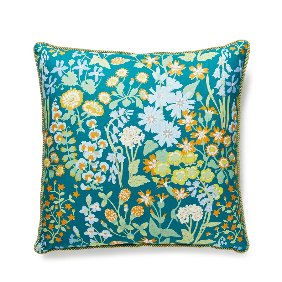 Purchase GWNYMPHPILL0002 Nymph Floral, Emerald Multi - Scalamandre Pillows