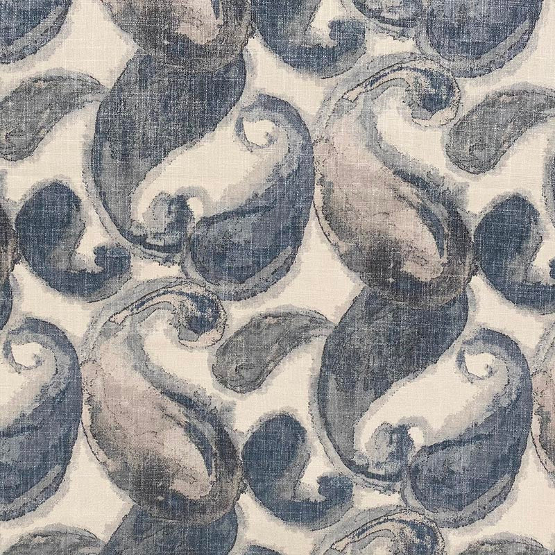 Sample 9099 Heady Alloy, Blue, Gray, Silver/Nickel by Magnolia Fabric