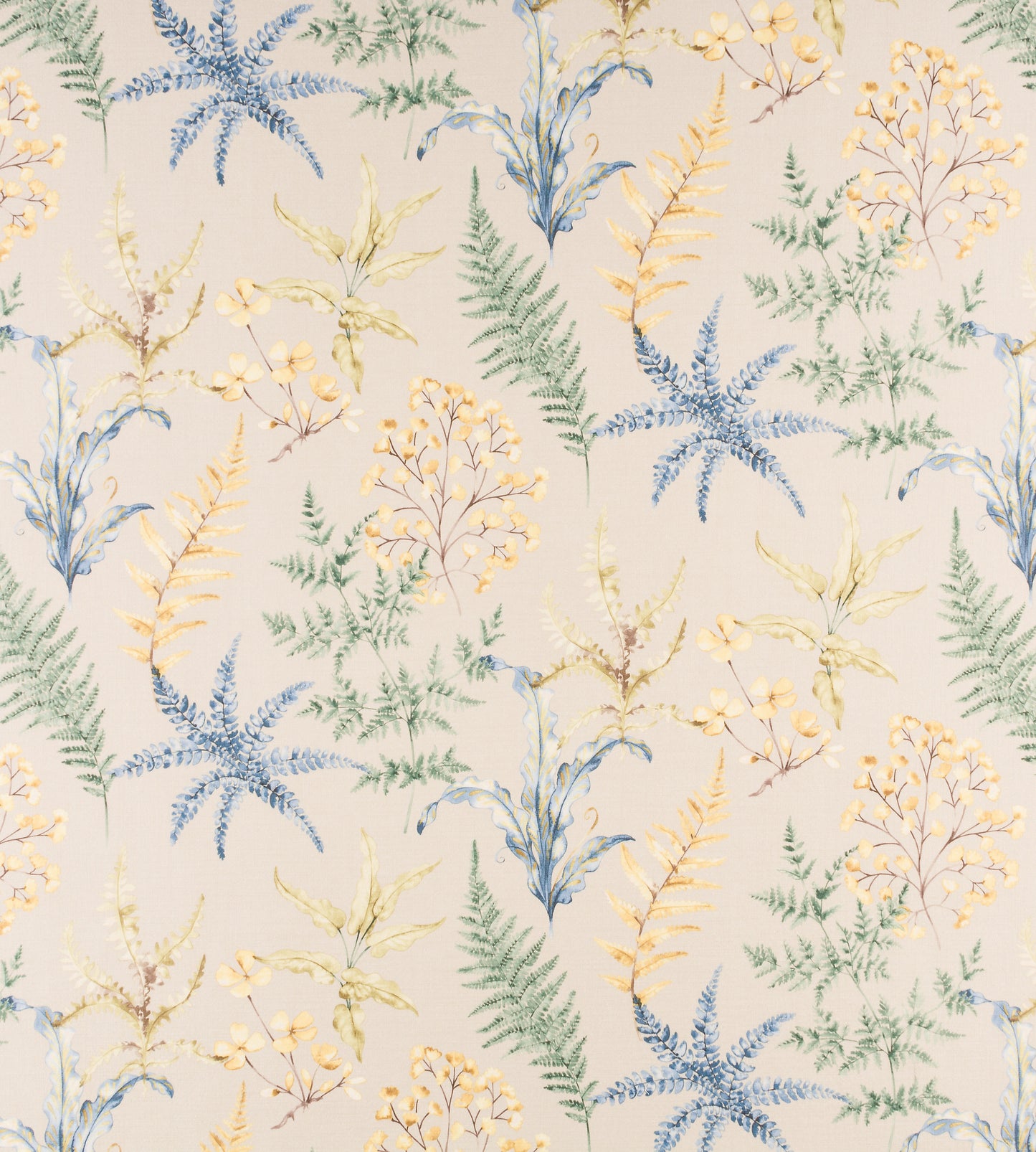 Purchase Old World Weavers Fabric Item# HH 00033803, Wethersfield Fern Khaki Blue 1