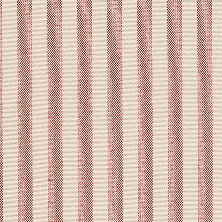 Sample JAG-50005-7 Directire Stripe Pekin Red Stripes Brunschwig and Fils Fabric
