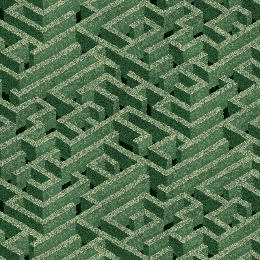 Sample - JMW1007.11.0 Labyrinth, 11 by Kravet Couture Wallpaper