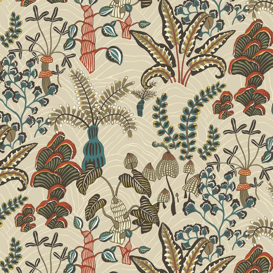 Sample - JMW1012.11.0 Woodland Floor, 11 by Kravet Couture Wallpaper