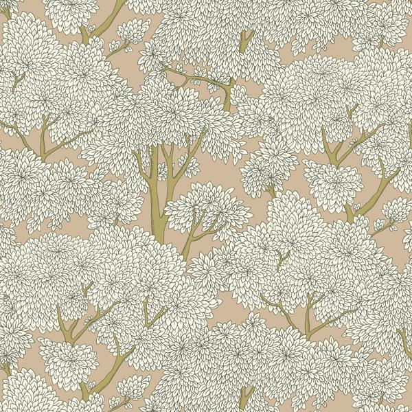 Sample - Jmw1014-31 | Stockend Woods, Green Botanical - Kravet Couture Wallpaper - Jmw1014.31.0