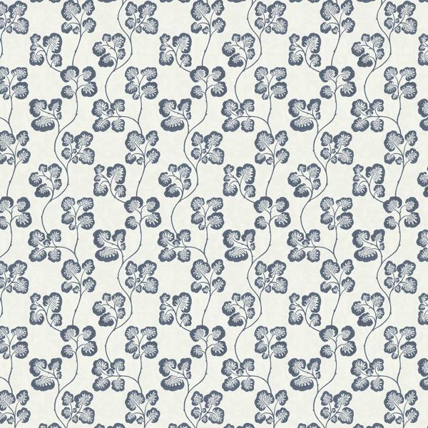 Sample - Jmw1024-41 | Cabbage Check Wp, Blue Botanical - Kravet Couture Wallpaper - Jmw1024.41.0