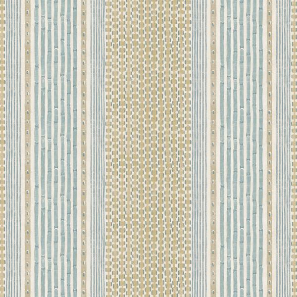 Sample - Jmw1042-11 | Rita Stripe, Blue Geometric - Kravet Couture Wallpaper - Jmw1042.11.0