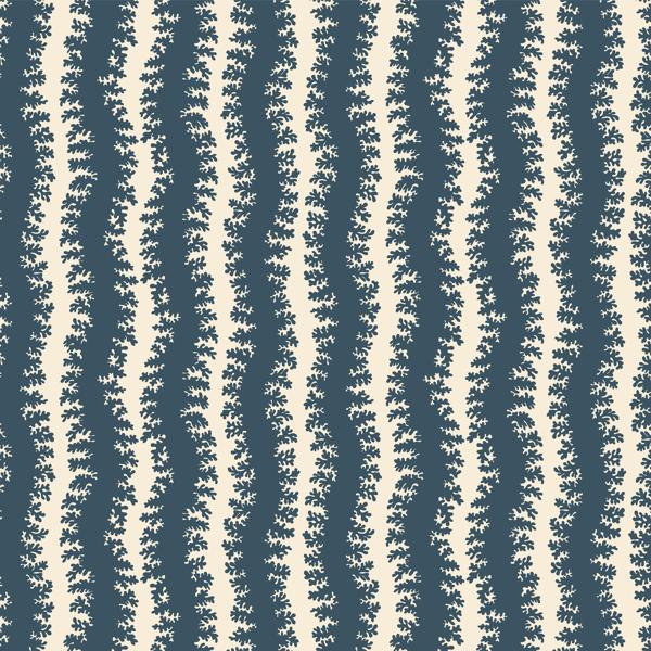 Sample - Jmwrelk-01 | Elkhorn Stripe, Blue Stripes - Kravet Couture Wallpaper - Jmwrelk.01.0