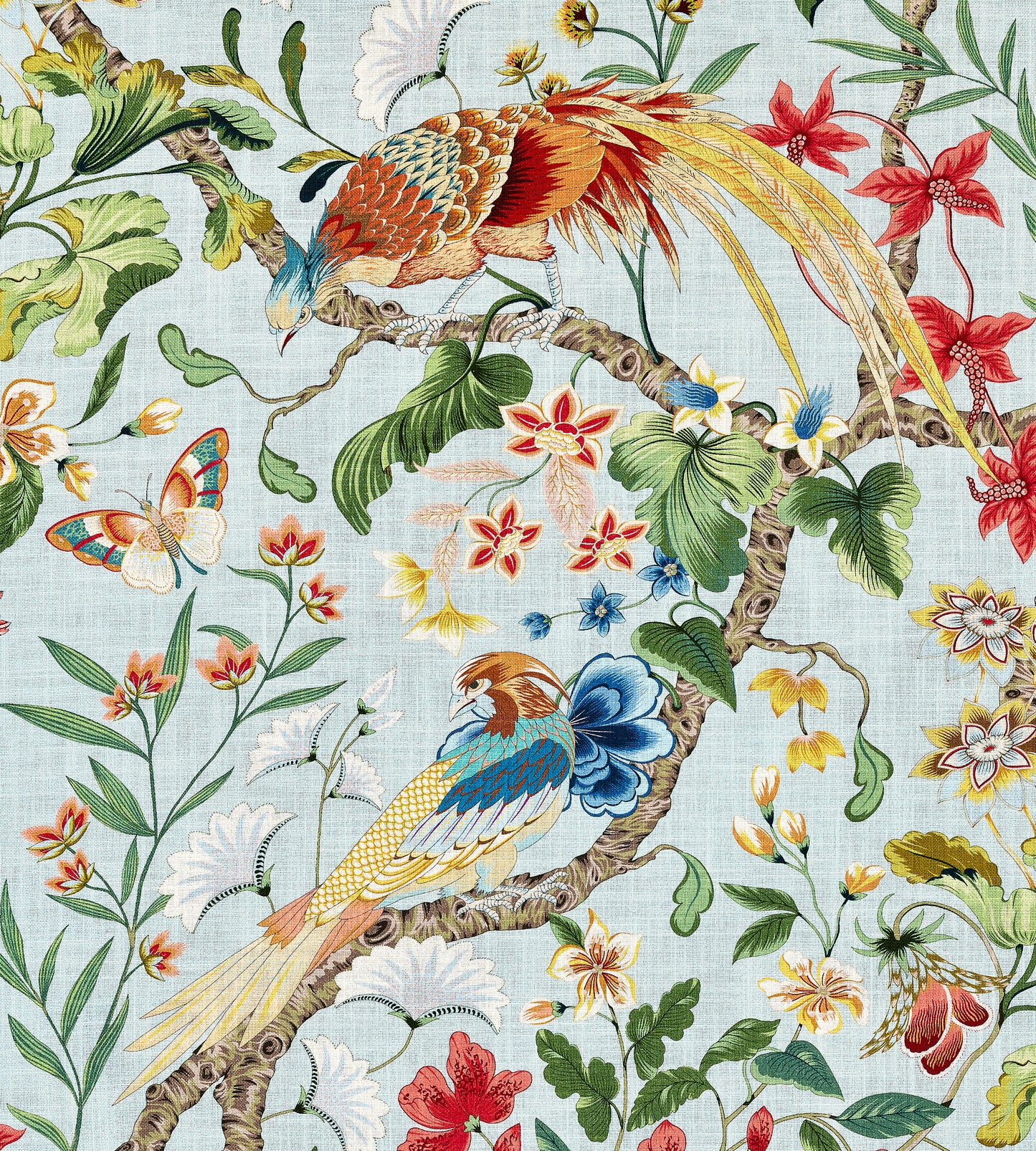 Purchase Old World Weavers Fabric Pattern number JP 00011340, Botany Bay Sky Multi 1