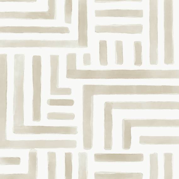 Purchase Lm5362 | Lemieux Et Cie Signature, Painterly Labyrinth - York Wallpaper