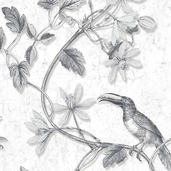 Purchase Mh36529 | Manor House, Grey Birds - Norwall Wallpaper