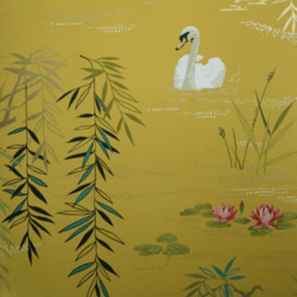 Purchase Ncw4020-05 | Sylvana Swan Lake - Nina Campbell Wallpaper