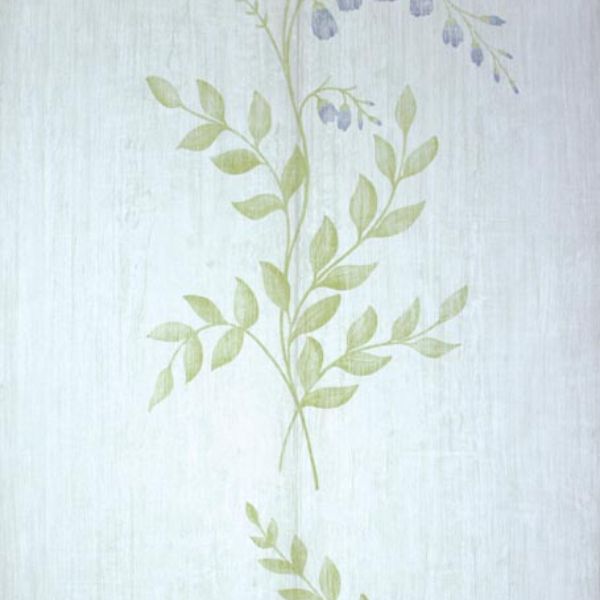 Purchase Ncw4105-01 | Woodsford Auborn White/Blue - Nina Campbell Wallpaper