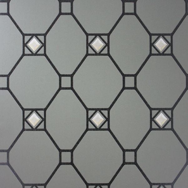 Purchase Ncw4126-07 | Braemar Huntly Black/Gold - Nina Campbell Wallpaper