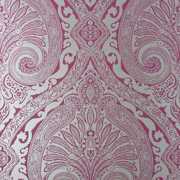Purchase Ncw4186-11 | Cathay Khitan Magenta/Gold - Nina Campbell Wallpaper