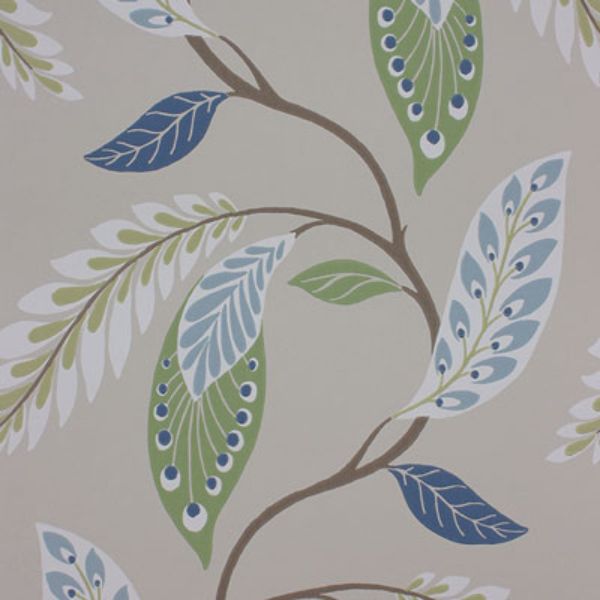 Purchase Ncw4207-03 | Fontibre Fontibre Blue/Green - Nina Campbell Wallpaper