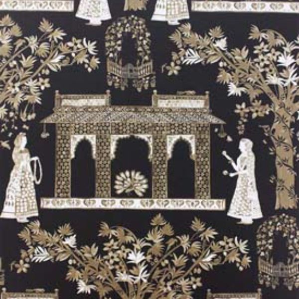 Purchase Ncw4272-04 | Coromandel Pavilion Garden Chocolate - Nina Campbell Wallpaper