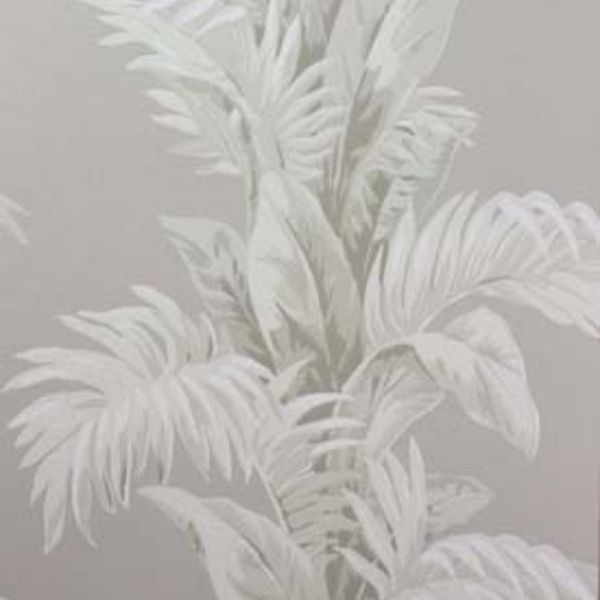 Purchase Ncw4274-03 | Coromandel Palmetto Grey/Ivory - Nina Campbell Wallpaper