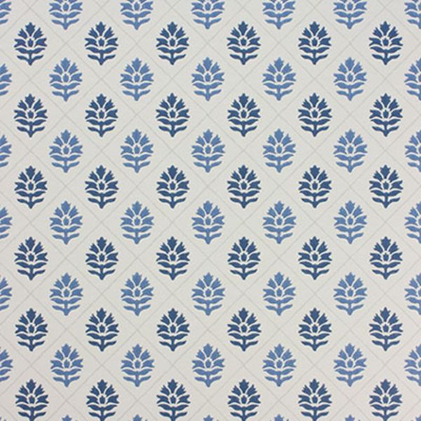 Purchase Ncw4303-01 | Les Reves Camille Indigo/Blue - Nina Campbell Wallpaper