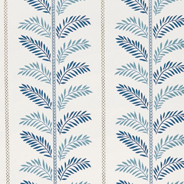 Purchase Ncw4496-02 | Signature Plumier Indigo/Blue - Nina Campbell Wallpaper