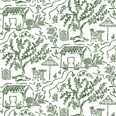 Purchase Ncw4594-03 | Honfleur La Quintinie Eucalyptus - Nina Campbell Wallpaper