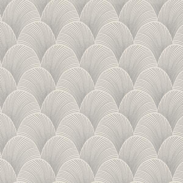 Purchase Nt6104 | Natural Discovery, Metallic Cream Scallop - Candice Olson Wallpaper