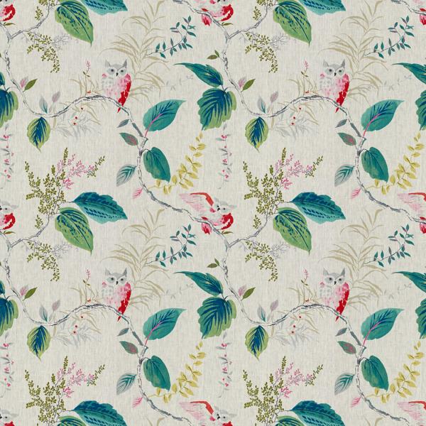 Sample OWLISH.911.0 Owlish Multi Multi Multipurpose Animal Insects Fabric by Kravet Design
