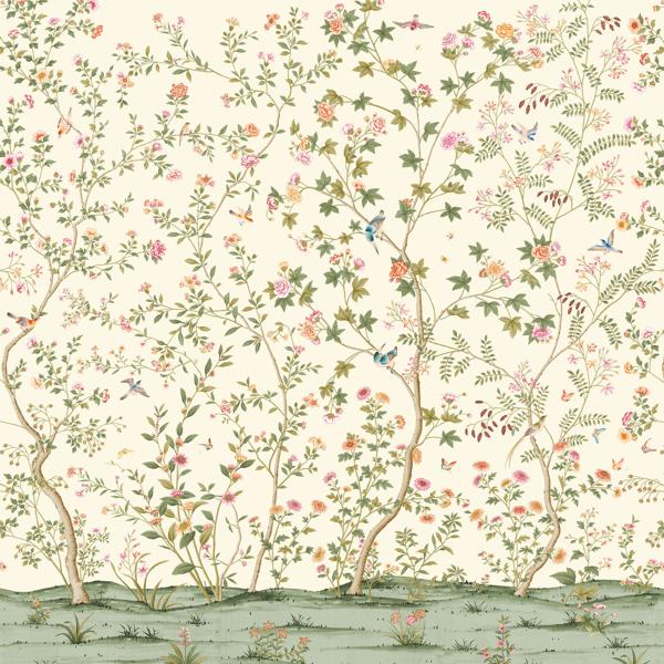 Sample P2016106.735.0 Beaujeu Wp Multi Color Lee Jofa Wallpaper