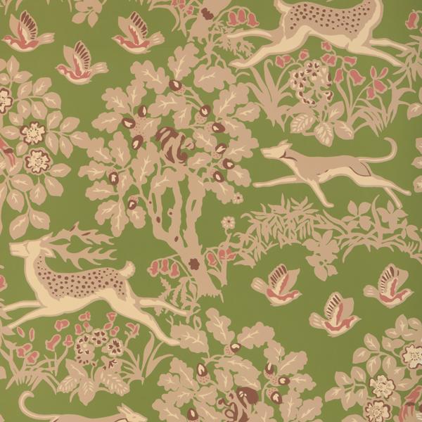 Purchase P2017104-317 Mille Fleur Wp, Pink Animals - Lee Jofa Wallpaper - P2017104.317.0