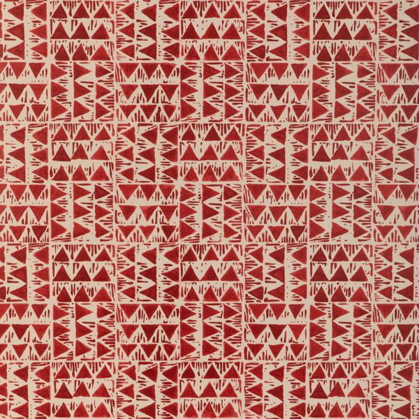 Sample - P2020114-19 | Yampa Paper, Red Geometric - Lee Jofa Wallpaper - P2020114.19.0