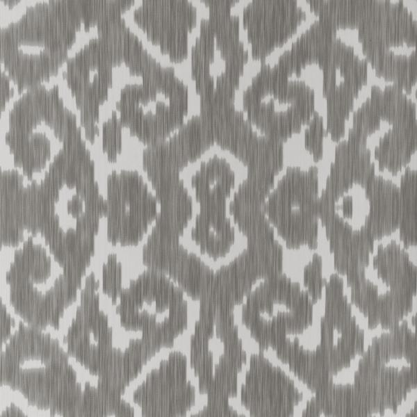Sample - P2023100-21 | Toponas Paper, Grey Ikat - Lee Jofa Wallpaper - P2023100.21.0
