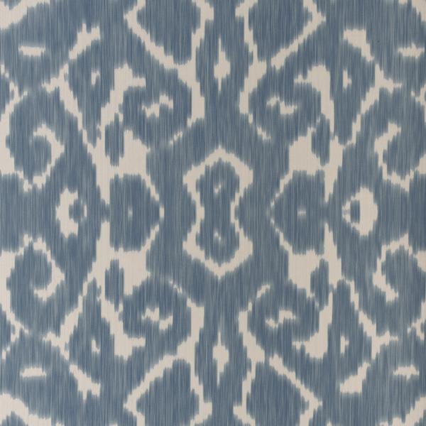 Sample - P2023100-505 | Toponas Paper, Black Ikat - Lee Jofa Wallpaper - P2023100.505.0
