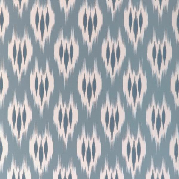 Sample - P2023102-55 | Clare Paper, Blue Ikat - Lee Jofa Wallpaper - P2023102.55.0