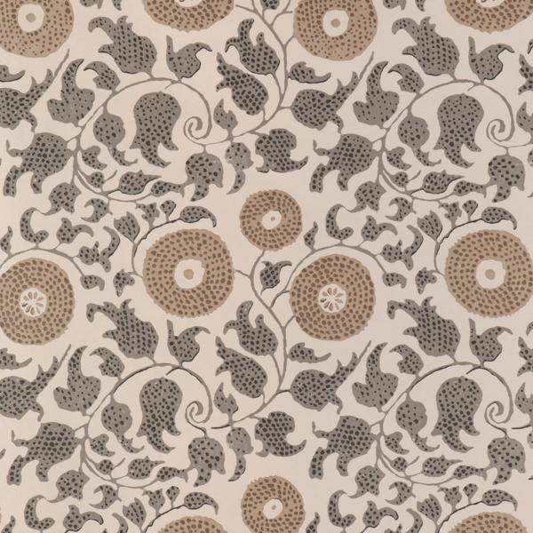 Sample - P2023103-1611 | Eldora, Brown Floral - Lee Jofa Wallpaper - P2023103.1611.0