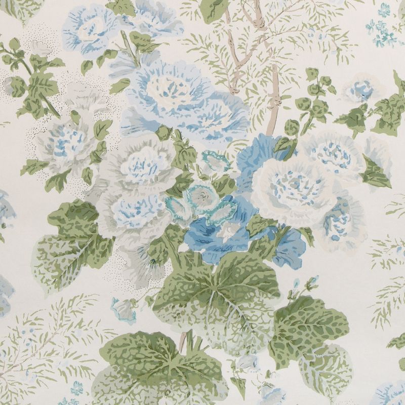 Sample - P2023115.153.0 | Grand Althea Wp, Blue Floral - Lee Jofa Wallpaper