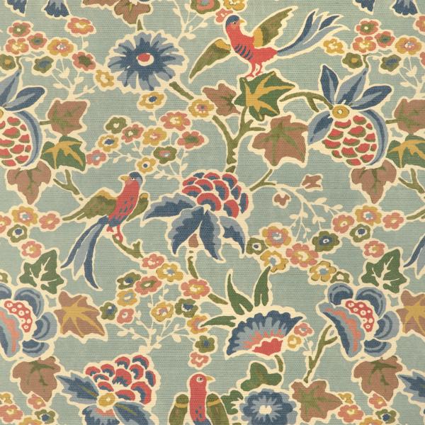 Sample - P2023127-353 | Posy Paper, Multi Color Tropical - Lee Jofa Wallpaper - P2023127.353.0