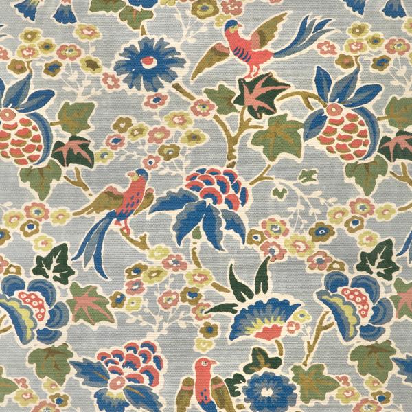 Sample - P2023127-519 | Posy Paper, Multi Color Tropical - Lee Jofa Wallpaper - P2023127.519.0