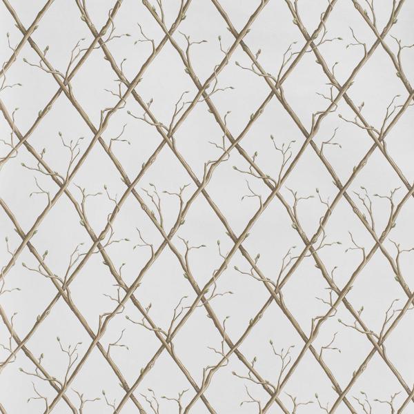 Sample - P2025108-1016 | Twig Trellis Wp, Brown Trellis - Lee Jofa Wallpaper - P2025108.1016.0