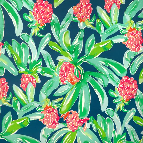 Sample - P2025110-517 | Island Exotic Wp, Red Botanical - Lee Jofa Wallpaper - P2025110.517.0